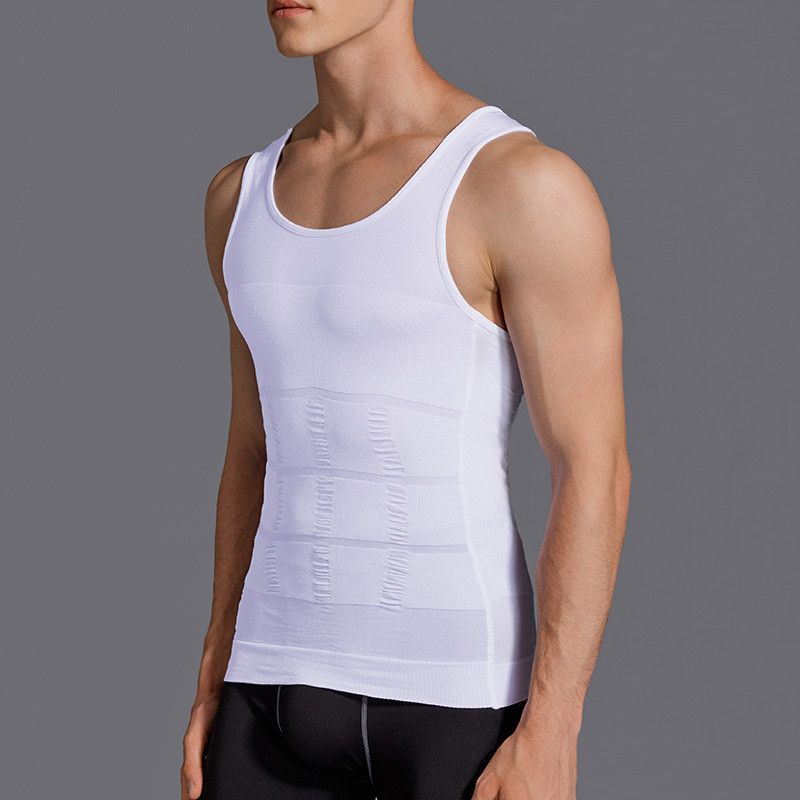 Men's plastic body Belly Vest Invisible Styling WAIST BUNCH Chest Shaping Tight Fit Underwear Without Marks Slimmer Slimmer Slim Fit