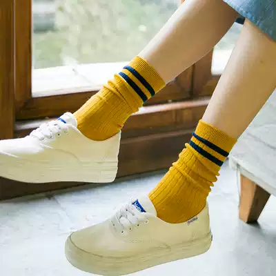 Bubble socks women's spring and autumn Korea autumn Joker socks women's socks Korean version of Japan and South Korea Academy trend autumn Japan