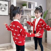 Girl sweaters cardio-hoodie jacket 2021 new autumn clothing Childrens clothing Spring autumn season CUHK Boy Scouts cardio-hoodie