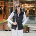 Lời nói đầu mùa thu 2017 mùa thu và mùa đông mới của Hàn Quốc cotton vest Slim bông nhỏ áo khoác vest jacket vest phụ nữ ngắn áo khoác kaki nữ Áo vest