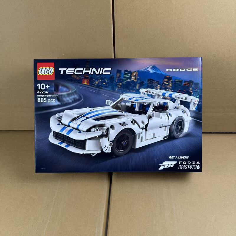 Lego Technic Series 42234 Dodge Viper Gts-R Sports Car Building Block Toy Collection New Product