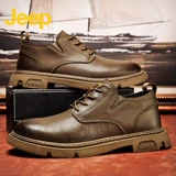 jeep Martens, джип в английском стиле, туфли для кожаной обуви, мужская износостойкая низкая повседневная обувь, из натуральной кожи