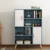 Kệ sách hoa đứng đơn giản bàn góc sinh viên cửa sổ ban công lưu trữ màu xanh hiển thị khung phân loại tự do tủ kệ Kệ