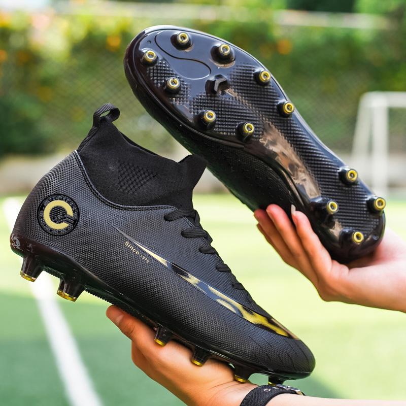 C Romesi Assassin CR7 series male and female students long nails broken nails children adult youth high tube football shoes