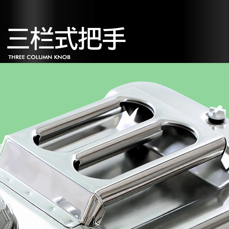 Thickened 304 Stainless Steel Oil Drum Gasoline Drum 30 Liters 20 Liters 10 Liters 5L Diesel Can Refueling Drum Iron Drum Fuel Tank