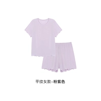 Розово-фиолетовые сиреневые шорты, короткий рукав