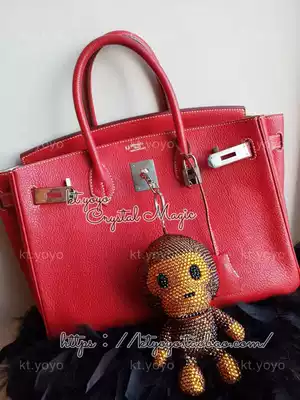Austrian Crystal plaster Japanese BAPE monkey pendant car pendant bag hanging custom