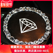 Car car non-slip pad sticky car perfume seat cushion silicone round diamond mobile phone storage stickers car supplies interior