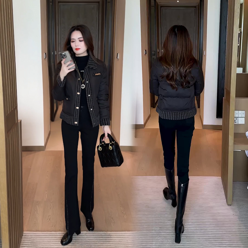 孕味时尚：2025年专为小个子设计的孕妇冬装羽绒棉服