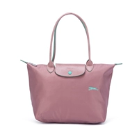 Длинная ручка вышитой лошади - светло -розовый