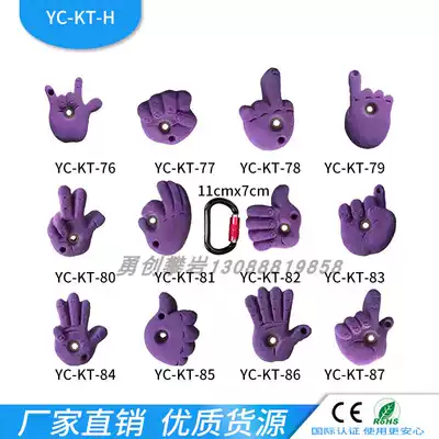 Explosive gesture climbing point gecko wall rock climbing products professional manufacturer supply colored finger rock climbing point