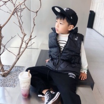 ENOCHBABY Boys and girls wear vests on both sides of a vest in autumn and winter children zipper cotton coat