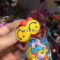South Korea East gate bebeprince Summer New products Childrens baby smiling face Rope Hair Rope Leather Gluten Hair Ring Women
