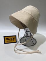 2021 spring and summer new Korean Dongdaemun fisherman hat simple British adjustable Japanese hat womens basin hat