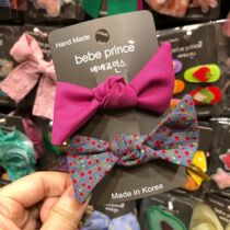 Korea Dongdaemun Hair Accessories New Retro European and American Bowknot Exquisite and Cute Childrens Hairpin Side Clip Top Clip