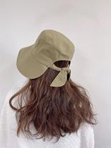 2021 spring new Korean Dongdaemun fisherman hat pastoral all-match pure cotton bow adjustable sun hat women