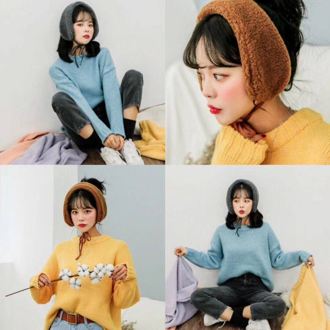 20 Winter South Korea East gate earbuds cuddly sweet and lamb wool protective ear warm anti-freeze net red ear cover female earcap