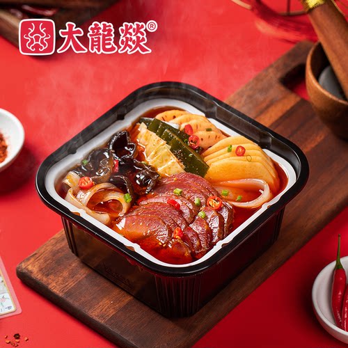 大龙燚 龙富贵儿系列 速食自热牛排小火锅380g*3盒