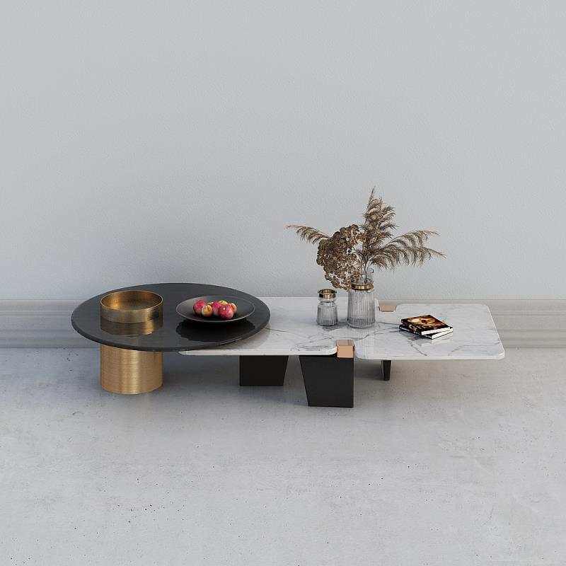 Customized Hyperlink Special Shooting TV Cabinet Bedside Table Door Head Coffee Table Side Table Combination European Dining Table and Chair Combination