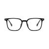 Retro Black-Framed Oversized Glasses for Men, Japanese Style, Square, Suitable for Round Faces, Slimming, Natural Look, Popular Online, Women with Nearsightedness, Can Be Customized with Prescription