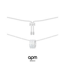 APM Monaco Ring Necklace Male Waist Collarbone Wool Chain Luxury Minor Couple Gift for Girlfriend