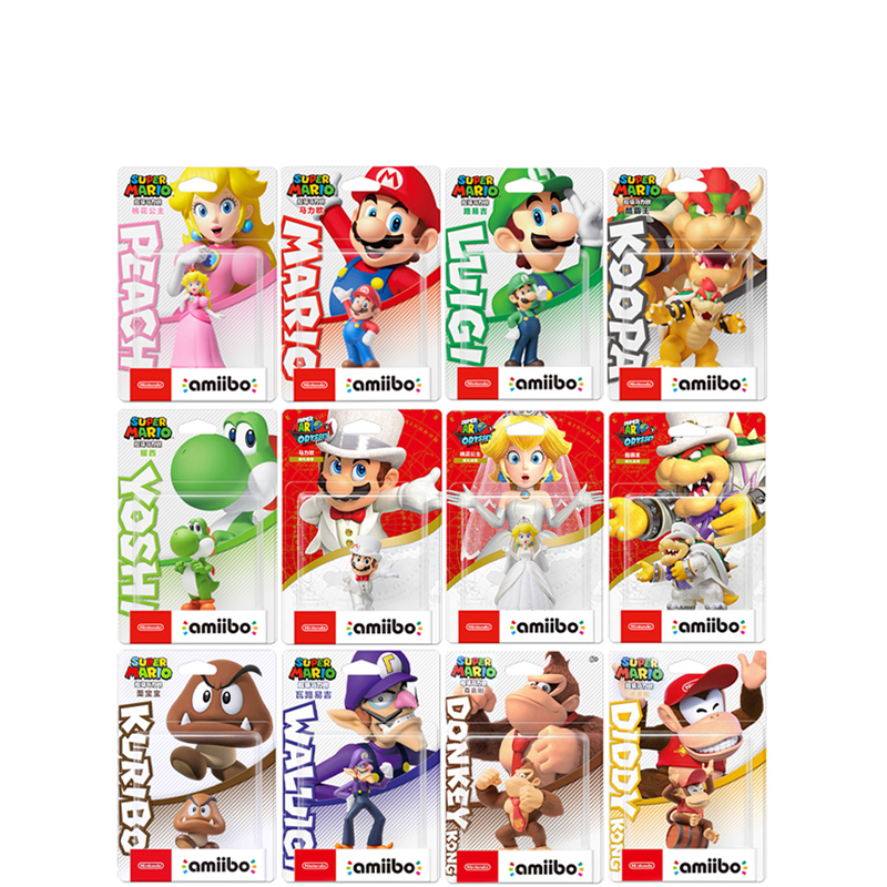 Collectible Amiibo Figures Super Mario Party Koopa Odyssey Wedding Princess Yoshi Kirby Chinese Version Collectible Amiibo Figures Super Mario Party Koopa Odyssey Wedding Princess Yoshi Kirby Chinese Version