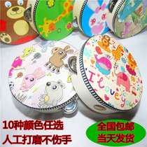 Childrens small tambourine wooden kindergarten teacher performance tambourine Orff instrument baby hand drum