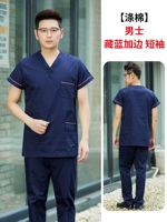 Синий, короткий рукав, поликоттон