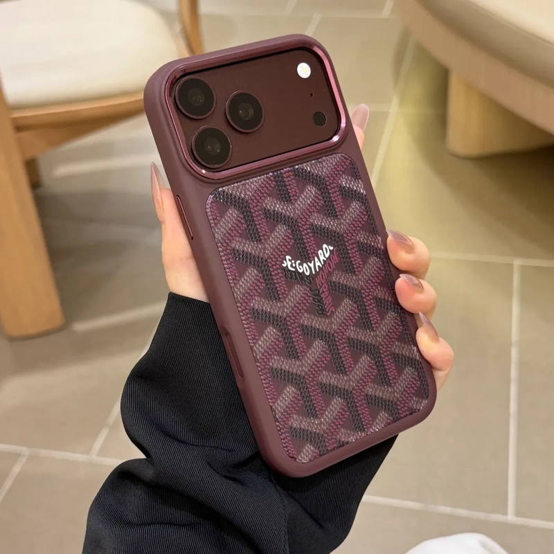 [Same Style as on Xiaohongshu] Large Hole Metal Lens Frame with Laser Dog Tooth Design Suitable for Apple 18 Pro Max Fashionable Design Trendy 17/18 Pro Protective Case