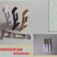 ໂລຫະປະສົມອາລູມິນຽມຫນາພິເສດ Roman rod double bracket double rod accessories side-mounted curtain rod base thickened curtain rod bracket