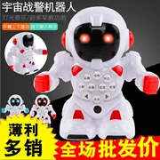 Trẻ sơ sinh giáo dục sớm robot thông minh câu chuyện âm nhạc máy trẻ em bài hát với ánh sáng nhỏ kèn robot đồ chơi