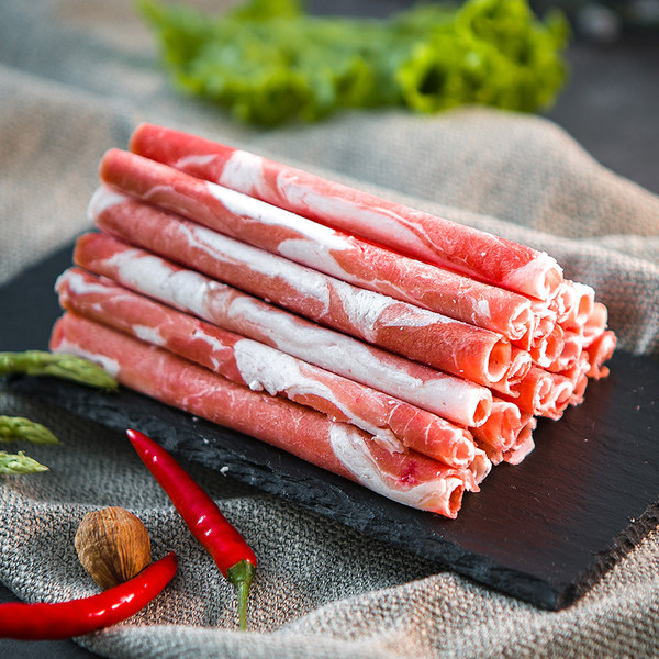 盐池滩羊 六个月甘草羊羊肉卷 肥羊卷 火锅食材 320g*3袋 天猫优惠券折后￥59包邮（￥99-40）