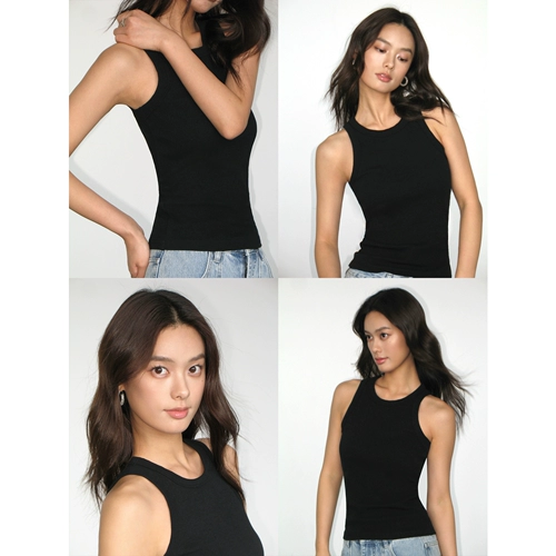 Белая униформа медсестры, трикотажный жилет, приталенная майка топ, футболка без рукавов, эффект подтяжки