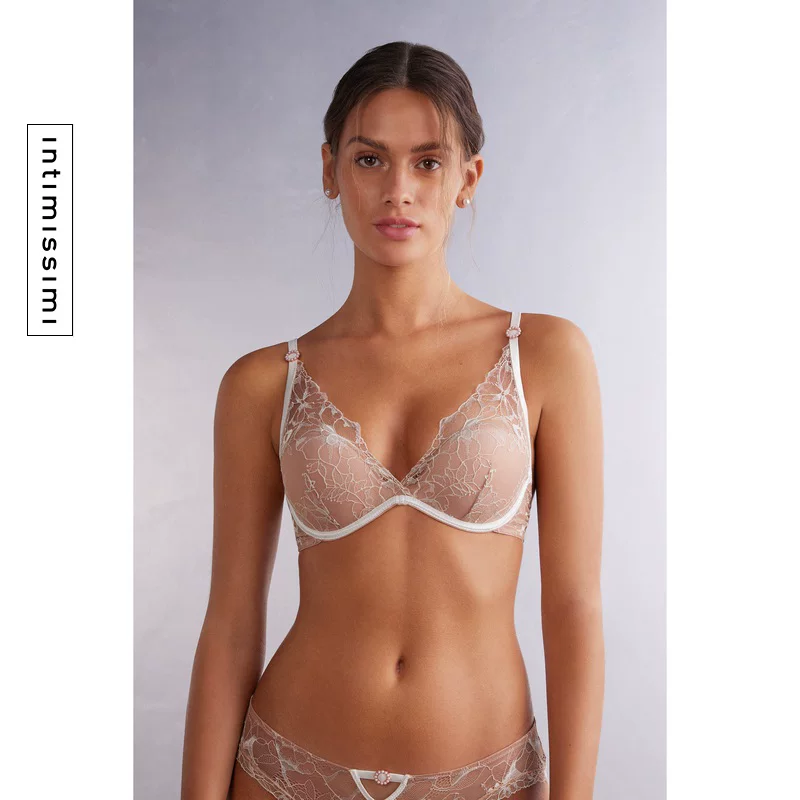 Серия бюстгальтеров push-up в стиле Итальянской классики Intimissimi для женщин, сексуальное чистое желаемое