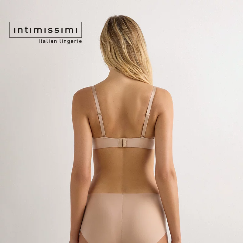 Intimissimi женское нижнее белье, тонкое, глянцевое, без косточек, красивый спинной пуш-ап бюстгальтер RIS49A