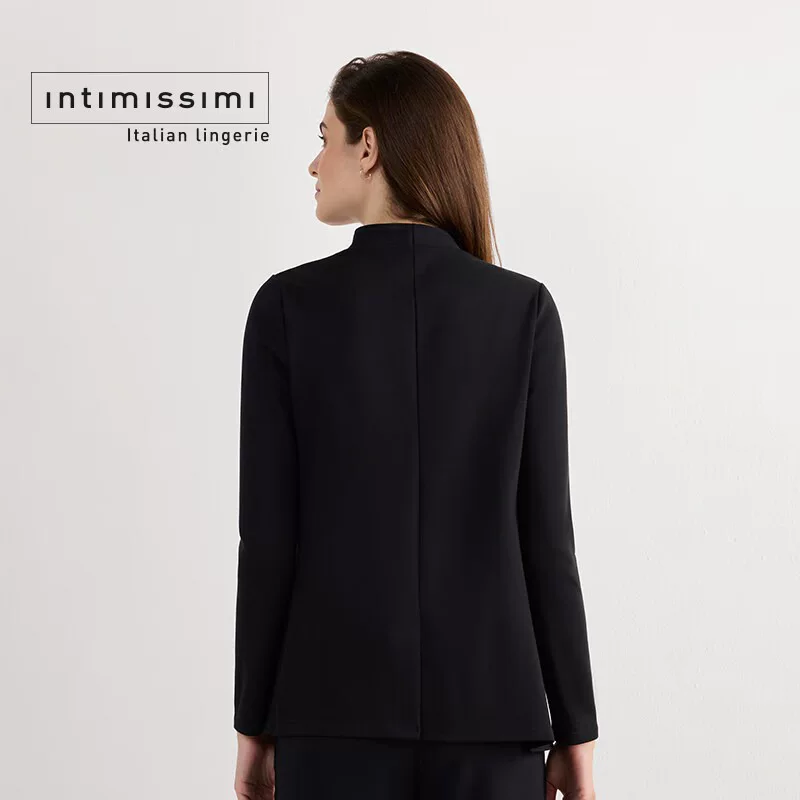 Женский casual модный кардиган Intimissimi многоцветный хлопковый для повседневной носки, длинный рукав, CL139C
