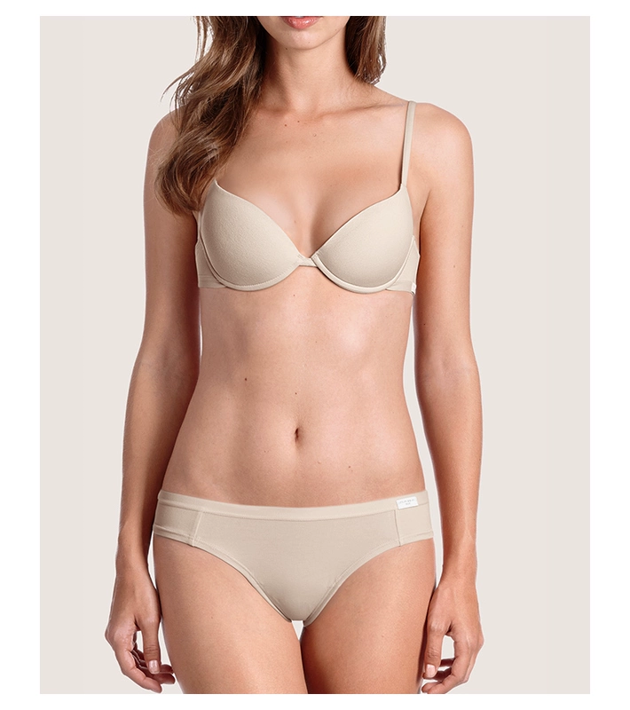 Intimissimi nữ màu nude đơn giản thoải mái sexy nửa cúp ngực thu thập RPD65B 2280 - Áo ngực không dây