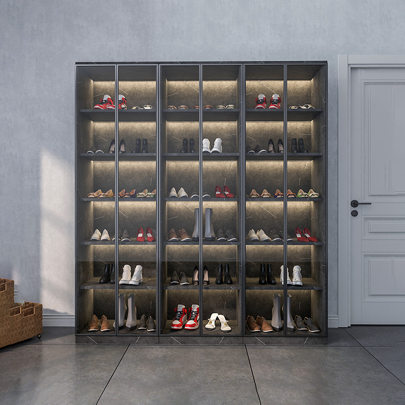 2023 new style of shoe cabinet, sideboard and sideboard with door and large capacity entrance cabinet integrated with the door