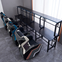 New e-sports Internet cafe tables and chairs computer game tables Internet cafe sofas double-layer computer tables e-sports hotel tables and chairs customization