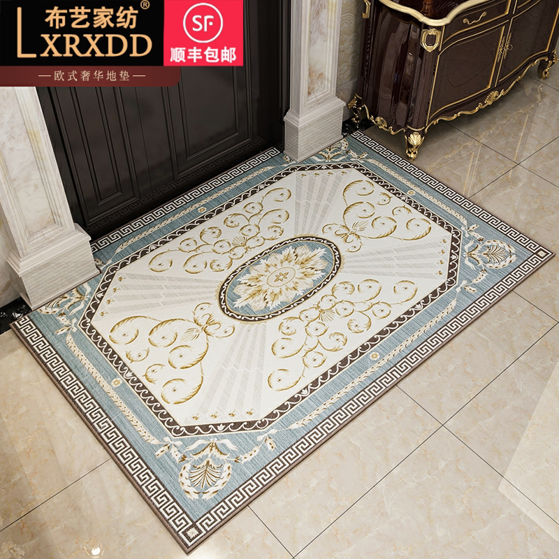 LXRXDD floor mat carpet door mat into the door mat type absorbent non-slip bathroom foot mat into the door rub the foot mat door home