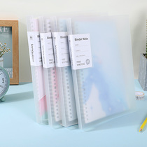 Blue fruit fire dance b5 loose-leaf book notebook college students a5 loose-leaf Book PP loose-leaf book student creative book loose-leaf thread circle thick book office notepad hand book
