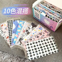 Health Care Shield Cute Three Layers High Face Value Adult Mask Independent Monolithically Mixed Lap Net Red New Man