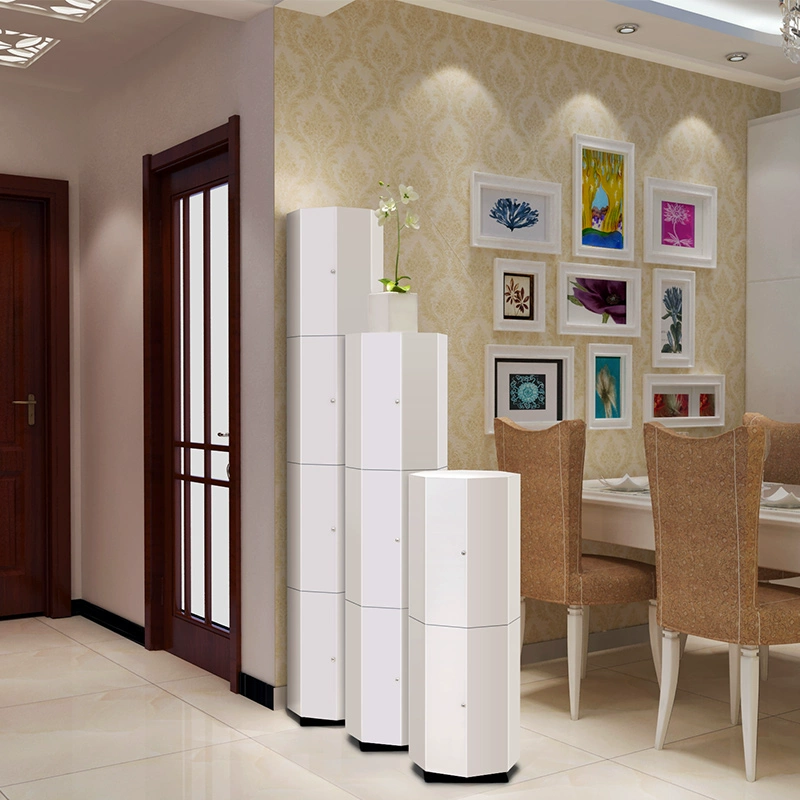 Tủ giày xoay lớn kết hợp sáng tạo phong cách Châu Âu sơn công suất lớn Phòng khách hành lang hiên Nội thất gỗ nguyên tấm nông thôn - Buồng