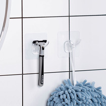 Hook strong adhesive bathroom towel Wall Wall non-perforated door rear adhesive hook kitchen non-trace transparent adhesive hook