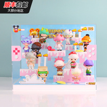 Crystal Color Bubble Mater Bunny Rabbit Zodiac Series Themed Show Scene Box Blind Box Paparazzi Handmade Swing Piece