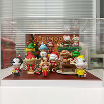 DIMOO Christmas Midnight Theme Box Bubble Mart Series Hand Trendy Toys Girls Gifts Dust Storage