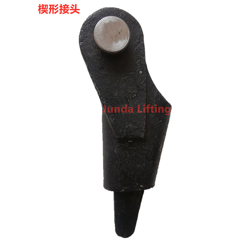 Wire rope wedge joint 6 8 10mm wire rope connector wedge sleeve tower crane traveling chuck chuck crane