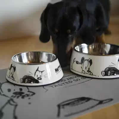 Finland muurla mutts series enamel storage cans cat food cans dog food cans dog food pots dog collars dog chain