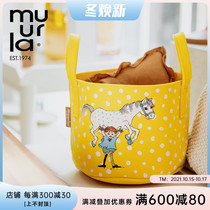 Finland muurla moomin felt bag storage basket Environmental recycling plastic storage basket dirty clothes basket