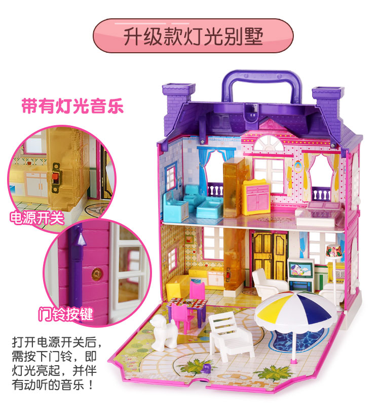 Lợn loạt Peggy trọn bộ gia đình nhỏ chơi nhà lợn Lợn hồng lợn cô gái Pepe búp bê đồ chơi búp bê búp bê